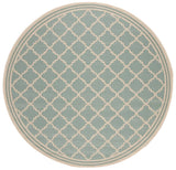 Safavieh Beach House Bhs121K Aqua/Cream Rugs.