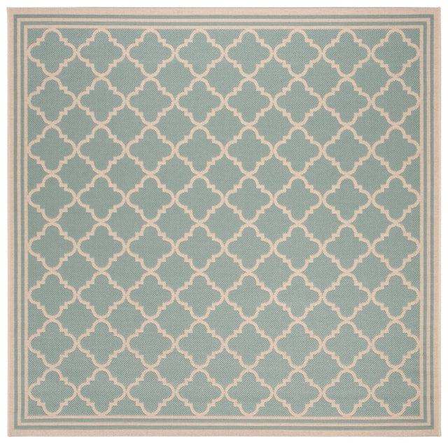 Safavieh Beach House Bhs121K Aqua/Cream Rugs.