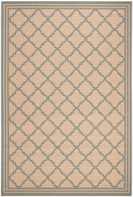 Safavieh Beach House Bhs121L Cream/Aqua Rugs.