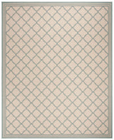 Safavieh Beach House Bhs121L Cream/Aqua Rugs.