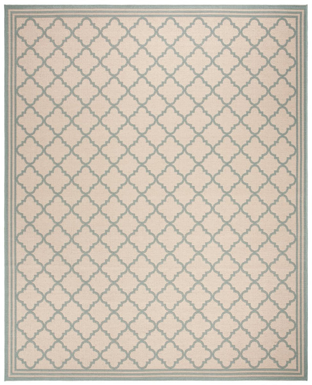 Safavieh Beach House Bhs121L Cream/Aqua Rugs.