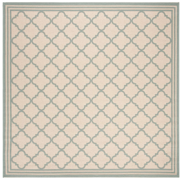 Safavieh Beach House Bhs121L Cream/Aqua Rugs.