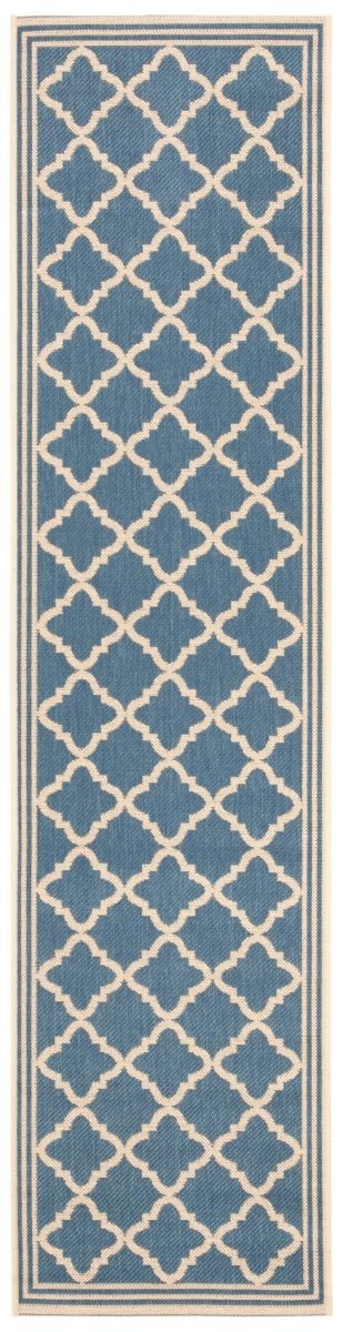 Safavieh Beach House Bhs121M Blue/Creme Rug.