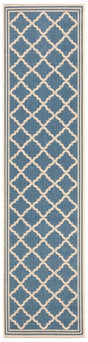 Safavieh Beach House Bhs121M Blue/Creme Rug.