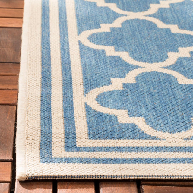 Safavieh Beach House Bhs121M Blue/Creme Rug.