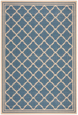 Safavieh Beach House Bhs121M Blue/Creme Rug.