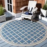 Safavieh Beach House Bhs121M Blue/Creme Rug.
