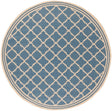 Safavieh Beach House Bhs121M Blue/Creme Rug.
