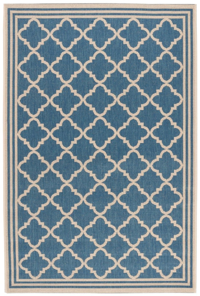 Safavieh Beach House Bhs121M Blue/Creme Rug.