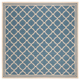Safavieh Beach House Bhs121M Blue/Creme Rug.