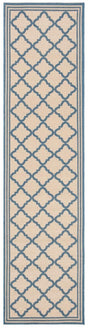 Safavieh Beach House Bhs121N Cream/Blue Rug.