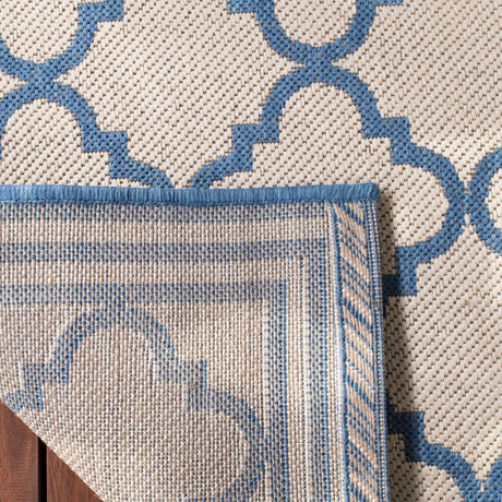 Safavieh Beach House Bhs121N Cream/Blue Rug.