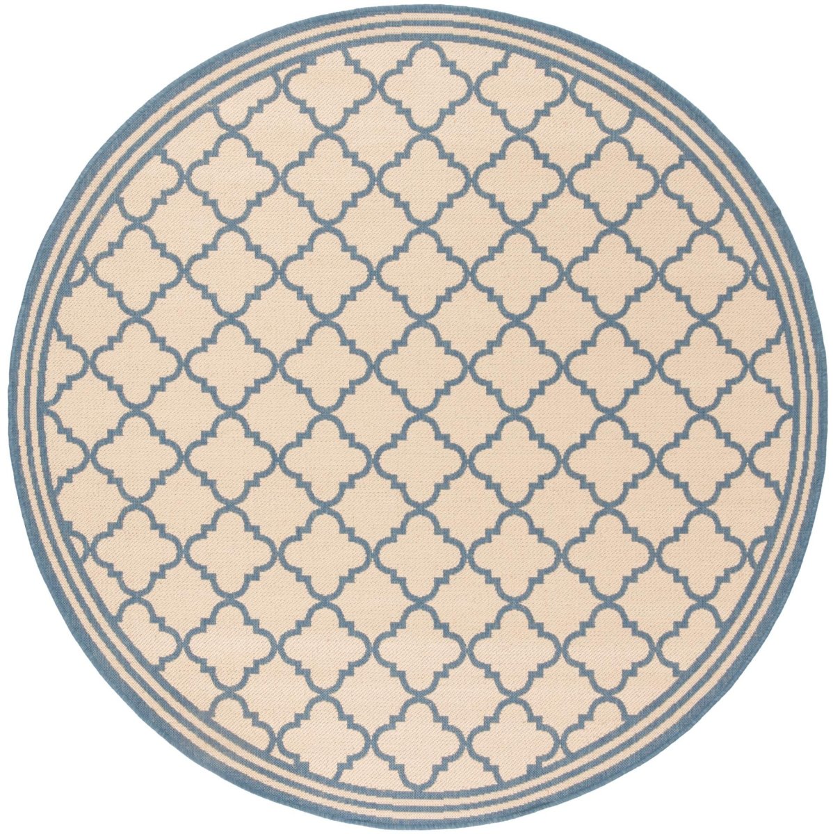 Safavieh Beach House Bhs121N Cream/Blue Rug.