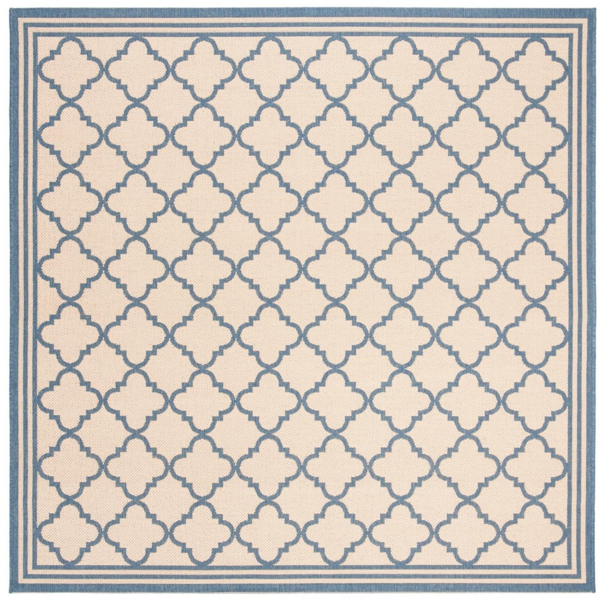 Safavieh Beach House Bhs121N Cream/Blue Rug.
