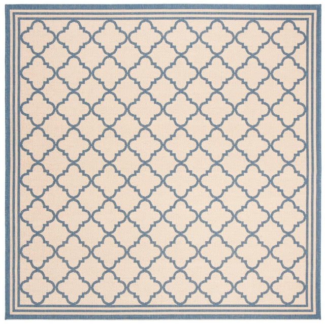 Safavieh Beach House Bhs121N Cream/Blue Rug.