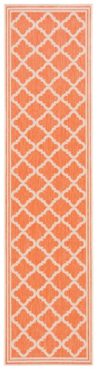 Safavieh Beach House Bhs121P Rust/Creme Rug.