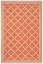 Safavieh Beach House Bhs121P Rust/Creme Rug.