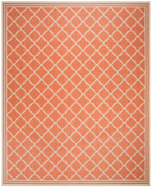 Safavieh Beach House Bhs121P Rust/Creme Rug.