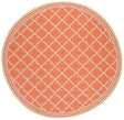 Safavieh Beach House Bhs121P Rust/Creme Rug.