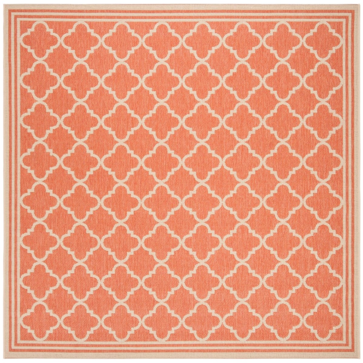 Safavieh Beach House Bhs121P Rust/Creme Rug.