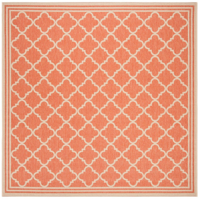 Safavieh Beach House Bhs121P Rust/Creme Rug.