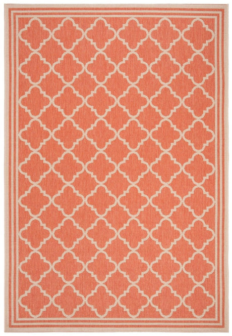 Safavieh Beach House Bhs121P Rust/Creme Rug.