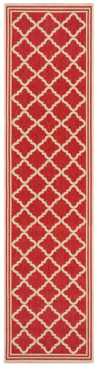 Safavieh Beach House Bhs121Q Red/Creme Rugs.