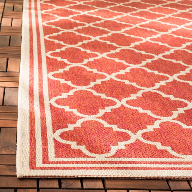 Safavieh Beach House Bhs121Q Red/Creme Rugs.