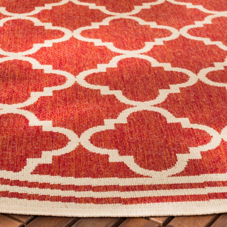 Safavieh Beach House Bhs121Q Red/Creme Rugs.