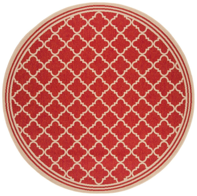 Safavieh Beach House Bhs121Q Red/Creme Rugs.