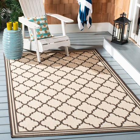 Safavieh Beach House Bhs121U Creme/Brown Rug.