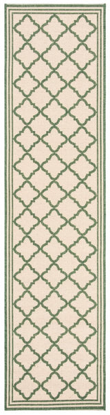 Safavieh Beach House Bhs121W Cream/Green Rug.