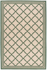 Safavieh Beach House Bhs121W Cream/Green Rug.