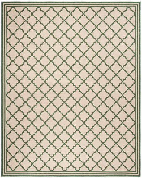 Safavieh Beach House Bhs121W Cream/Green Rug.