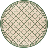 Safavieh Beach House Bhs121W Cream/Green Rug.