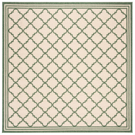 Safavieh Beach House Bhs121W Cream/Green Rug.