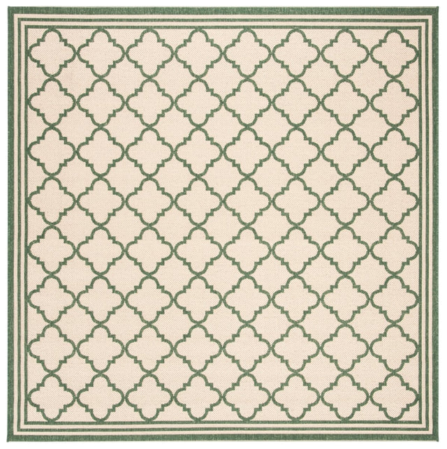 Safavieh Beach House Bhs121W Cream/Green Rug.