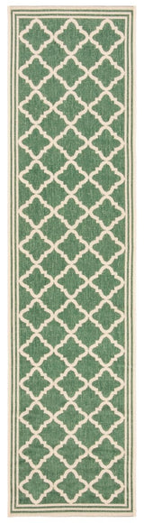 Safavieh Beach House Bhs121Y Green/Creme Rug.