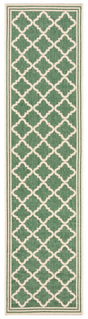 Safavieh Beach House Bhs121Y Green/Creme Rug.