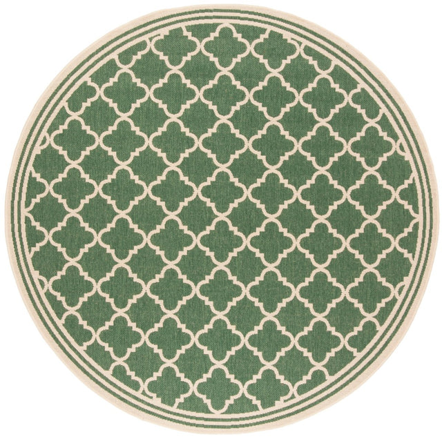 Safavieh Beach House Bhs121Y Green/Creme Rug.