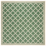 Safavieh Beach House Bhs121Y Green/Creme Rug.