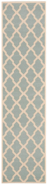 Safavieh Beach House Bhs122K Aqua/Cream Rugs.