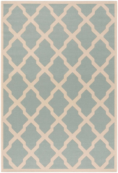 Safavieh Beach House Bhs122K Aqua/Cream Rugs.