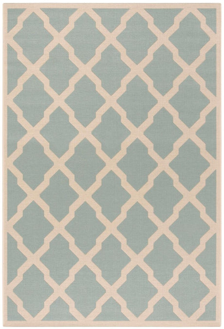 Safavieh Beach House Bhs122K Aqua/Cream Rugs.