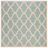 Safavieh Beach House Bhs122K Aqua/Cream Rugs.
