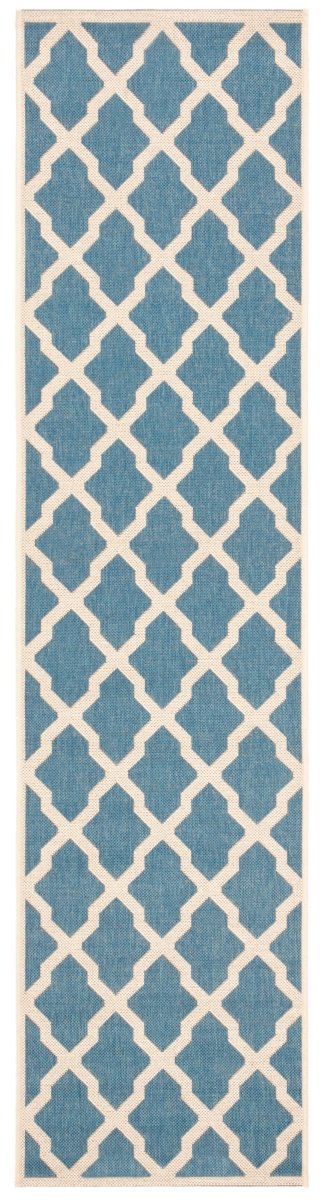 Safavieh Beach House Bhs122M Blue/Creme Rug.