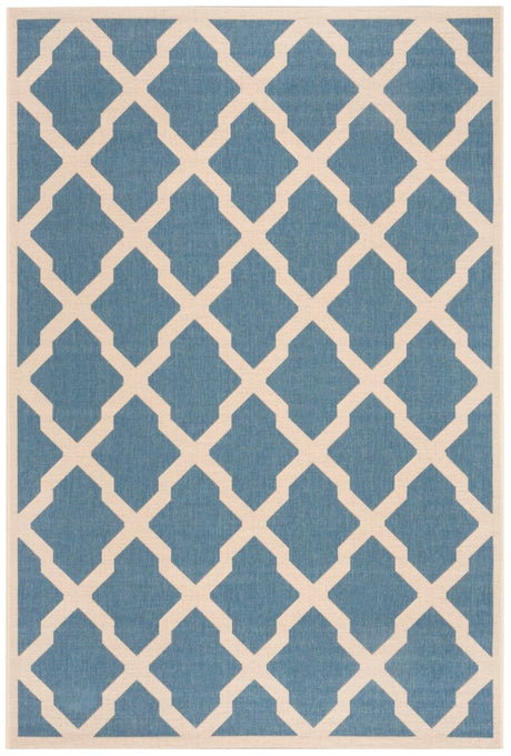 Safavieh Beach House Bhs122M Blue/Creme Rug.