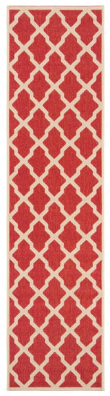 Safavieh Beach House Bhs122Q Red/Creme Rug.