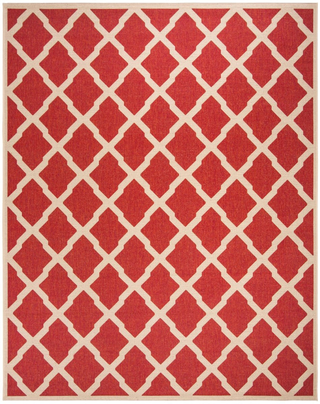 Safavieh Beach House Bhs122Q Red/Creme Rug.