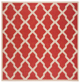 Safavieh Beach House Bhs122Q Red/Creme Rug.